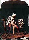 Jan Steen The Morning Toilet painting